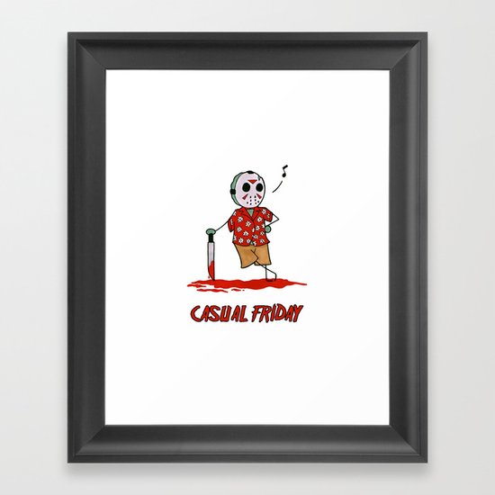 Casual Friday Framed Art Print
