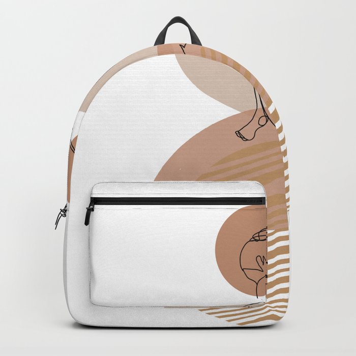 Abstract Pattern Woman Backpack