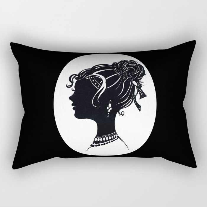 Old Fashioned Vanity Rectangular Pillow By Irenesillustrationgoodies Society6