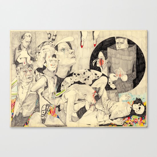 Mörder Canvas Print