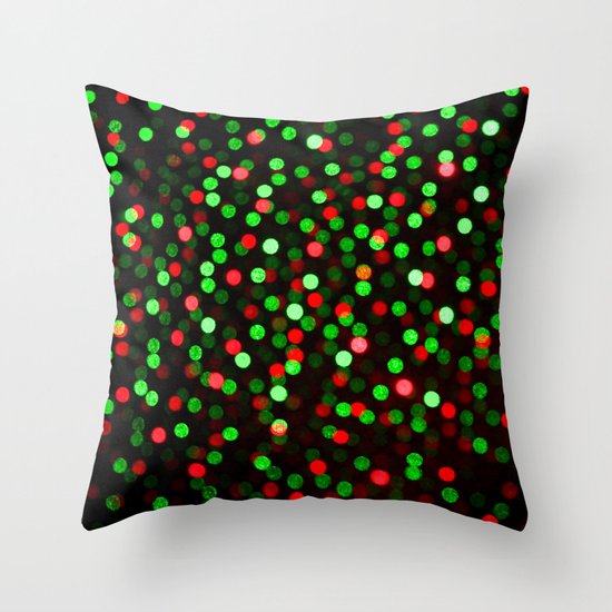 Holiday Dance Floor Throw Pillow