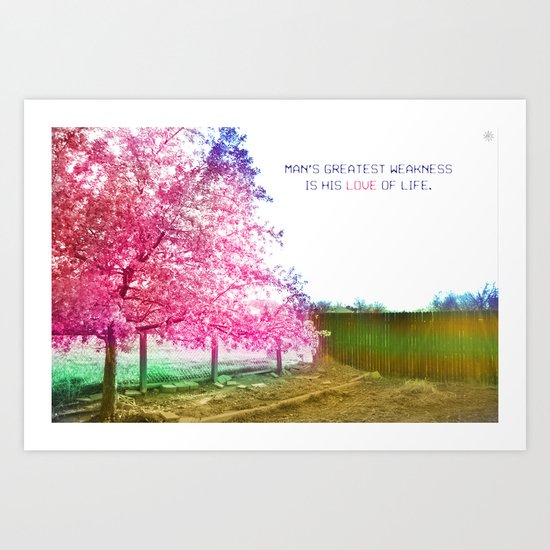 Weakness Art Print