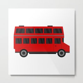 English bus Metal Print