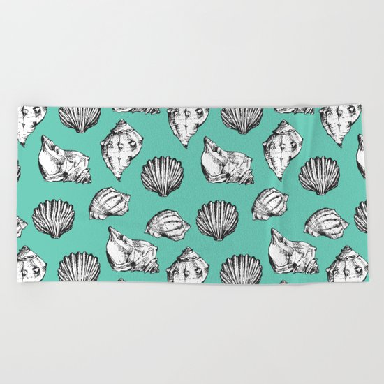Seashells Beach Towel