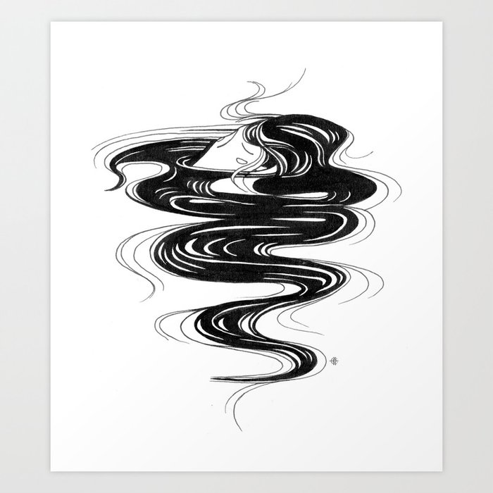 Drowning drawing sale