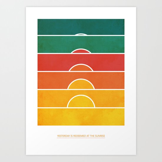 No regrets Art Print