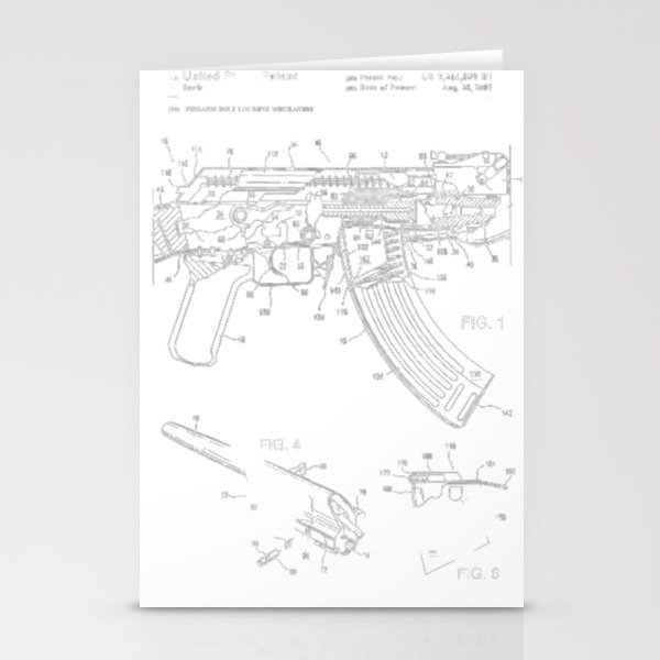 Ak 47 Assembly Instruction - Cool Design On Poster Tshirt And More Stationery Cards