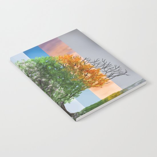 The seasons of the year in a tree Notebook