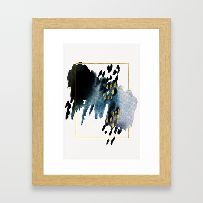 Dark Abstract Framed Art Print