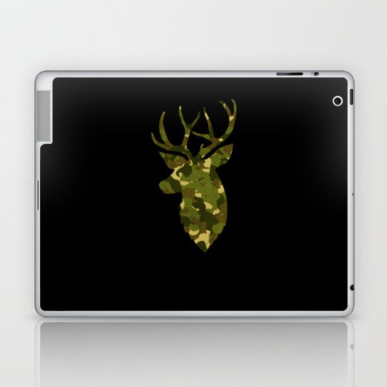 Deer Hunter Tree Camouflage Deer Hunting Funny Hunting Deer Hunter Shirt Laptop & iPad Skin