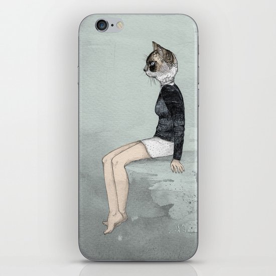 Cat Woman iPhone & iPod Skin