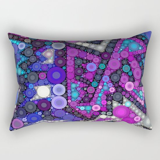 Hipster Bubbles Rectangular Pillow