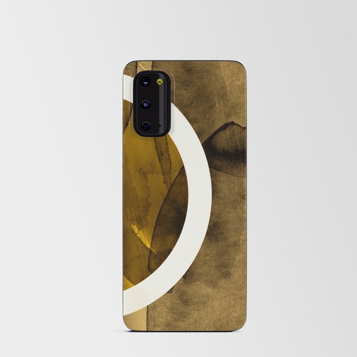 Abstract Scandinavian Moon Hot Wax Painting Android Card Case