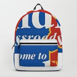 Welcome to Indiana Sign Crossroads of America Backpack
