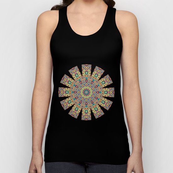 Millefiori Mandala Unisex Tank Top