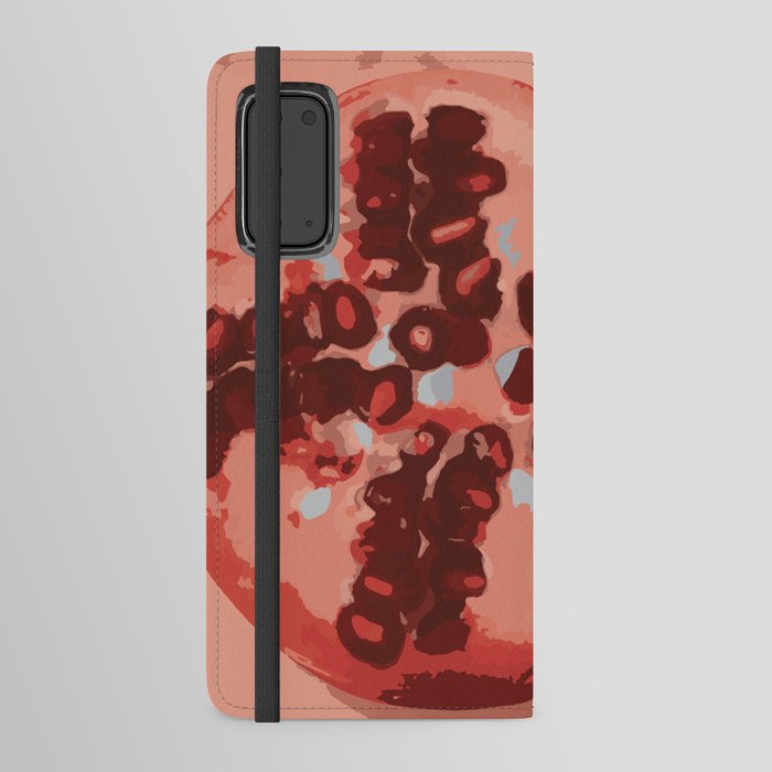 Red Pomegranate Android Wallet Case