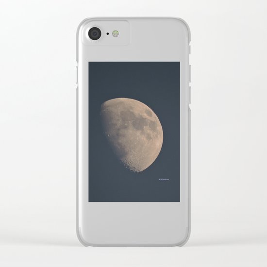 November Half Moon Clear iPhone Case