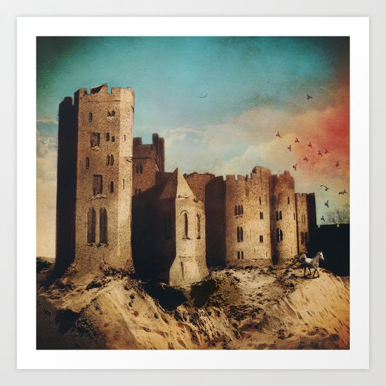 Sand Castle Art Print