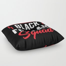 Black Friday Shopping Squad Floor Pillow