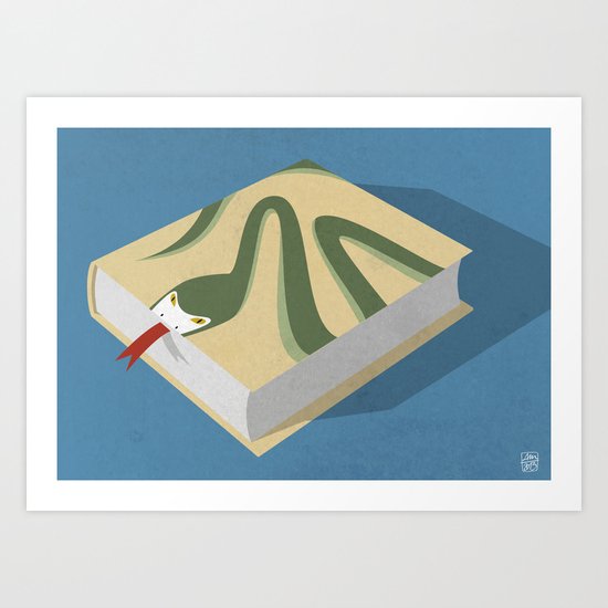 Poisoned words Art Print
