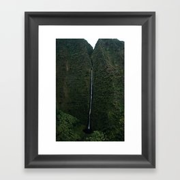 Kauai Waterfall Framed Art Print