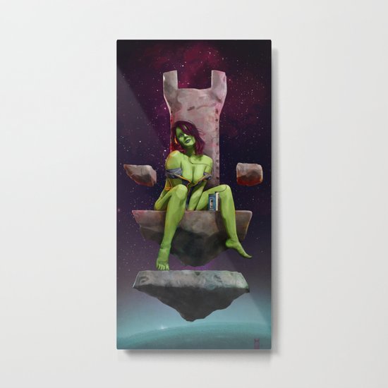Gamora of Thrones Metal Print