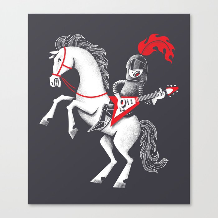 Music is mightier than the sword Canvas Print