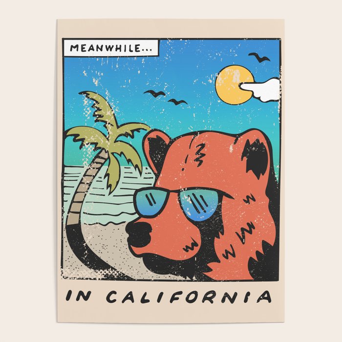 Meanwhile Poster by Norman Duenas | Society6