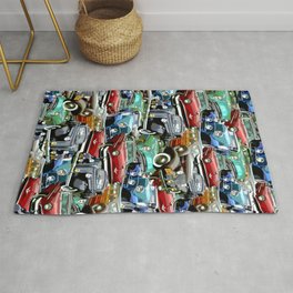 Classic Cars (K.T.B.) Area & Throw Rug