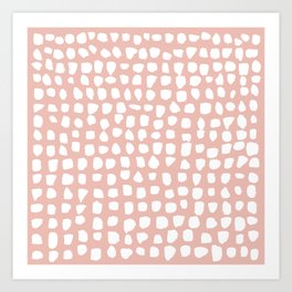 Dots (Pink) Art Print