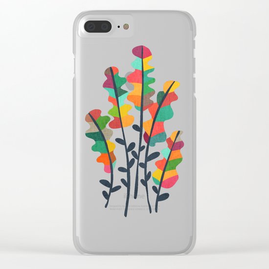 Flower from the meadow Clear iPhone Case