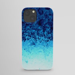 Blue Crystal Ombre iPhone Case