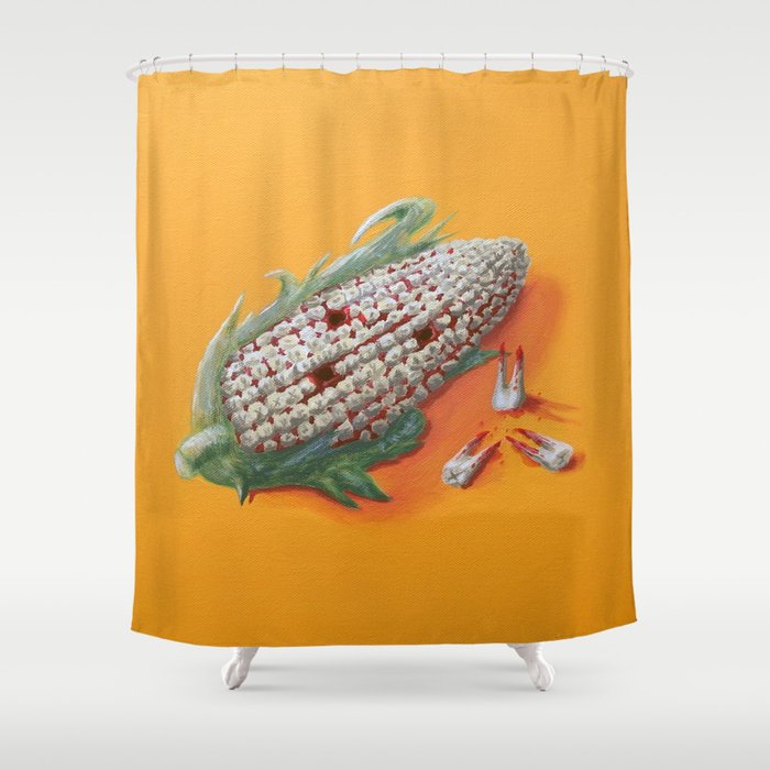 Corn Of The Gob Shower Curtain
