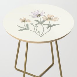 Floating Daisies Side Table