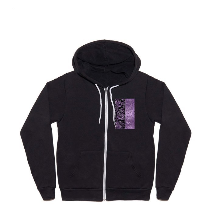 Black and purple 2025 hoodies