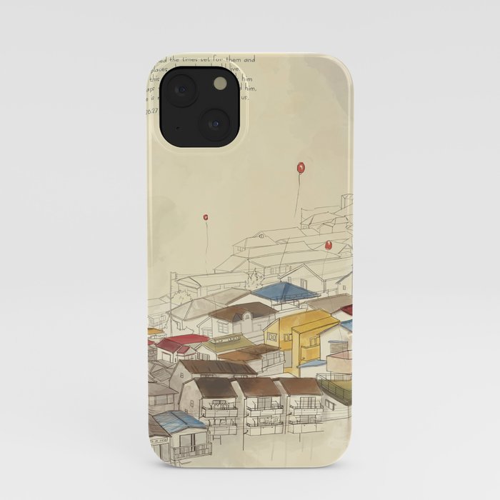 Rows of Houses - Acts 17:26-27 iPhone Case