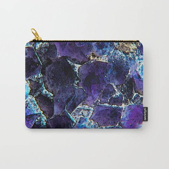 AMETHYST ABSTRACT Carry-All Pouch
