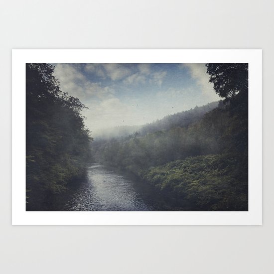 Wilderness in Mist Art Print