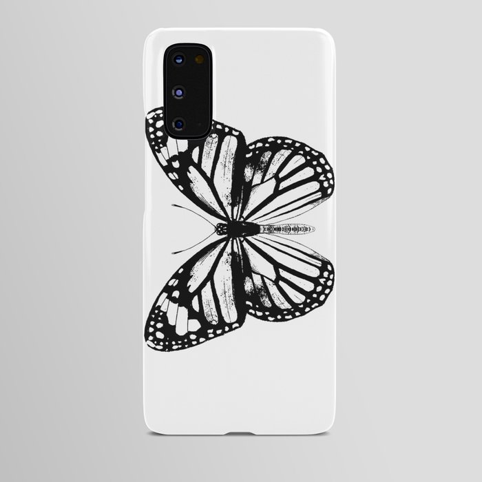 Monarch Butterfly | Vintage Butterfly | Black and White | Android Case