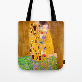 Gustav Klimt - The Kiss - Der Kuss - Vienna Secession Painting Tote Bag