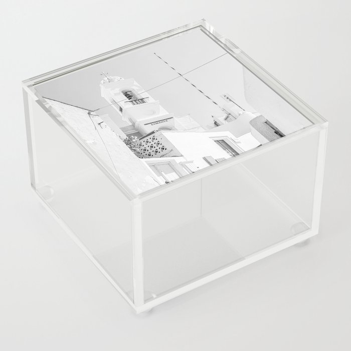 Santorini Black and White Acrylic Box