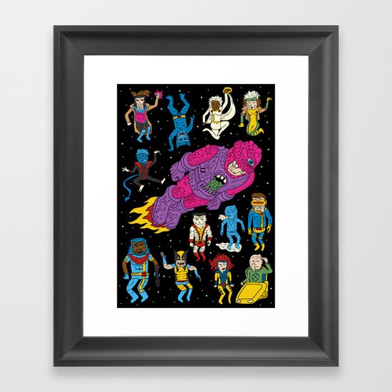 X-Men Alive! Framed Art Print