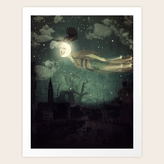 The Owl That Stole the Moon Art Print