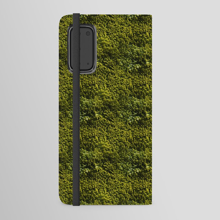 Green moss carpet #11 Android Wallet Case