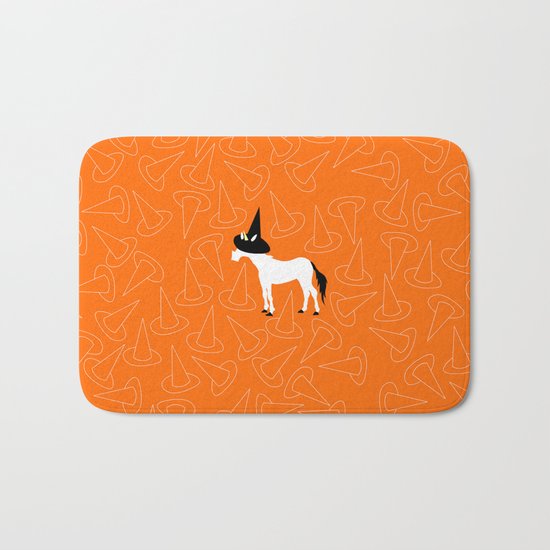 Witch Hat Unicorn Bath Mat