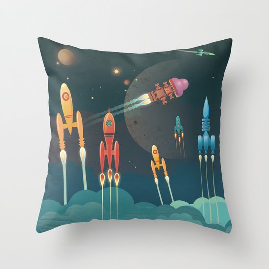 Grand Départ Throw Pillow