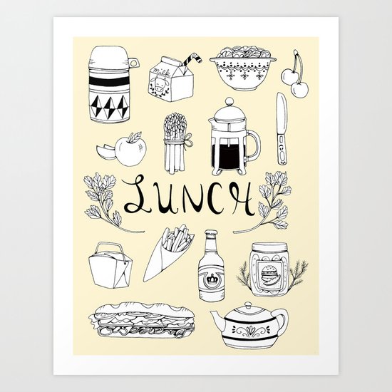 Lunch Art Print
