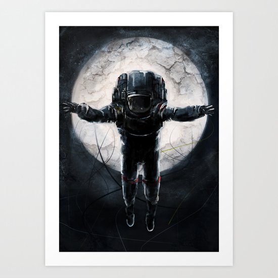 Lunar Figure Art Print