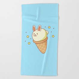 Bunny-lla Ice Cream Beach Towel