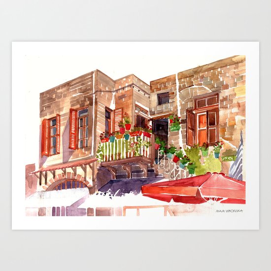 Rhodes Art Print